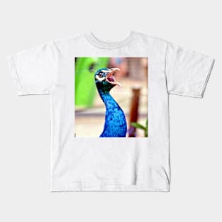 Peacock, hear me roar! Kids T-Shirt